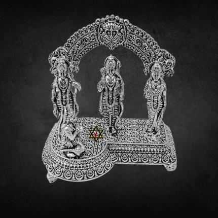 Shri Ram Darbar Silver Murti